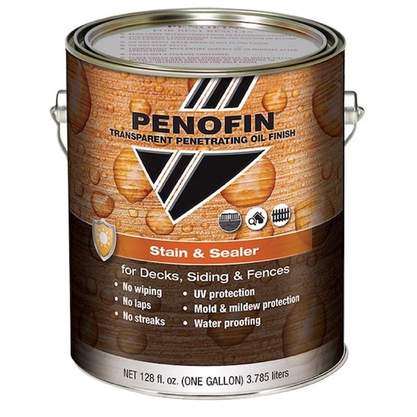 Penofin Transparent Matte Natural Oil-Based Alkyd-Oil Stain and Sealer 1 gal FSSNAGA - main